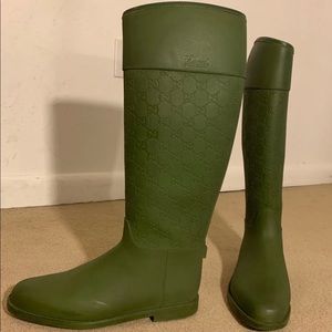 Gucci rain boots